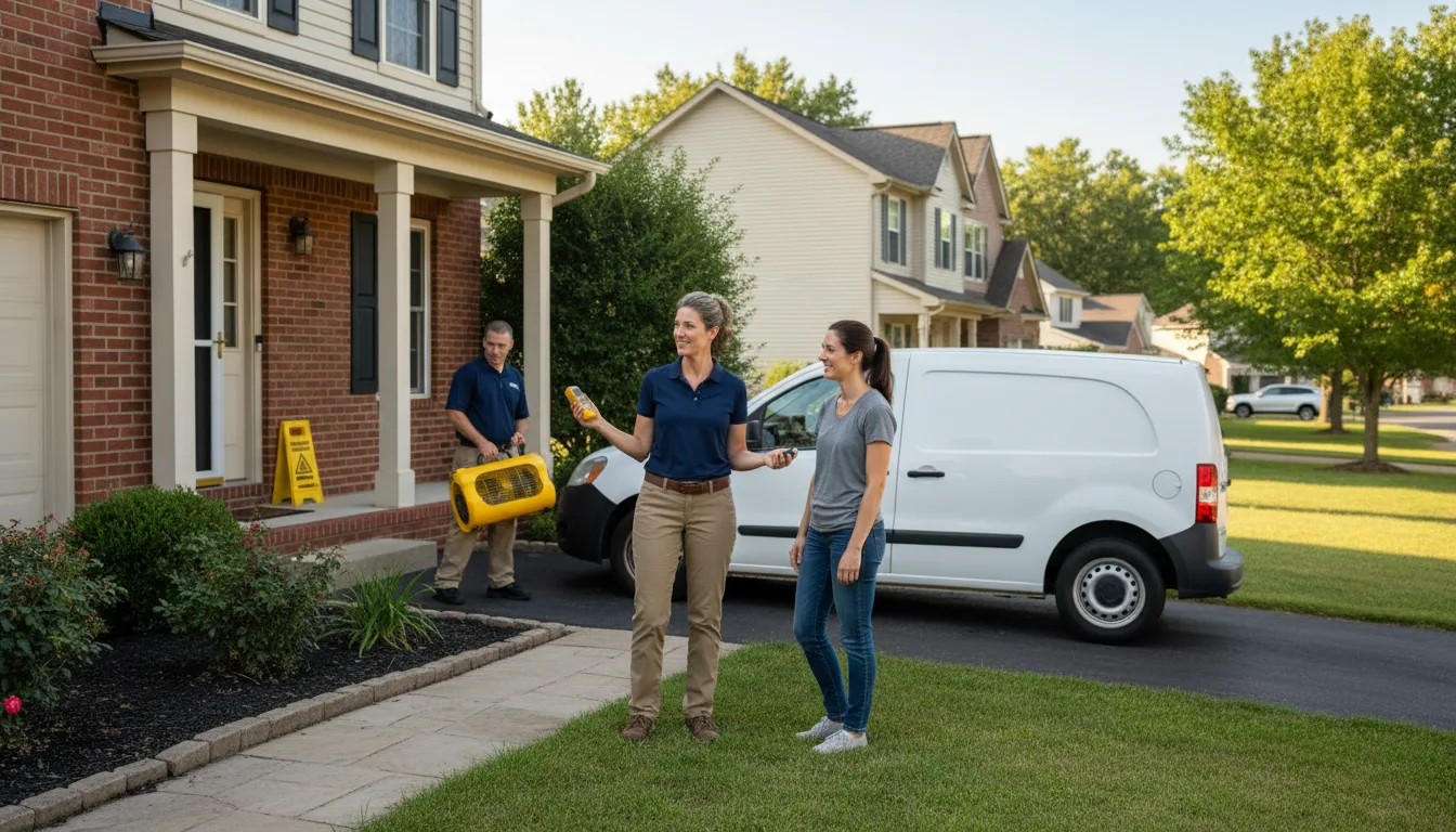 Water restoration image for Dehumidification And Cleanup Services in East Providence, RI